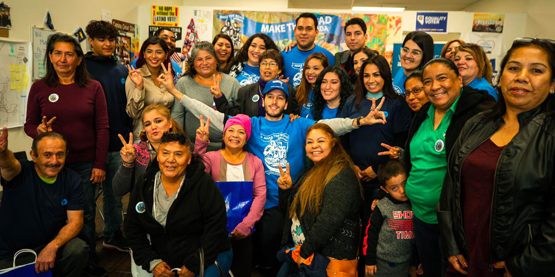 Sebastian Yatra shows his support to Make the Road Nevada members