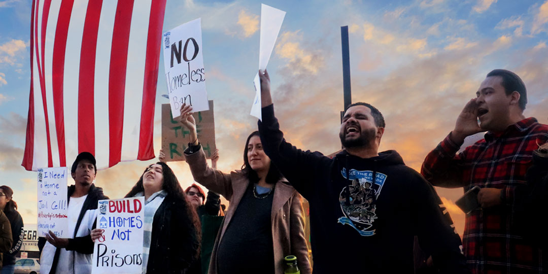 “Housing Not Handcuffs!” join the fight for Housing Justice in Nevada.